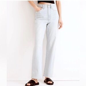 Madewell the perfect vintage straight jean - light wash